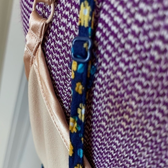 Forever 21  L adjustable straps peplum style boho vintage prairie ditsy print - Picture 6 of 7